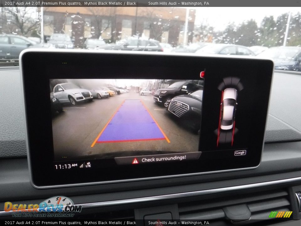 2017 Audi A4 2.0T Premium Plus quattro Mythos Black Metallic / Black Photo #25