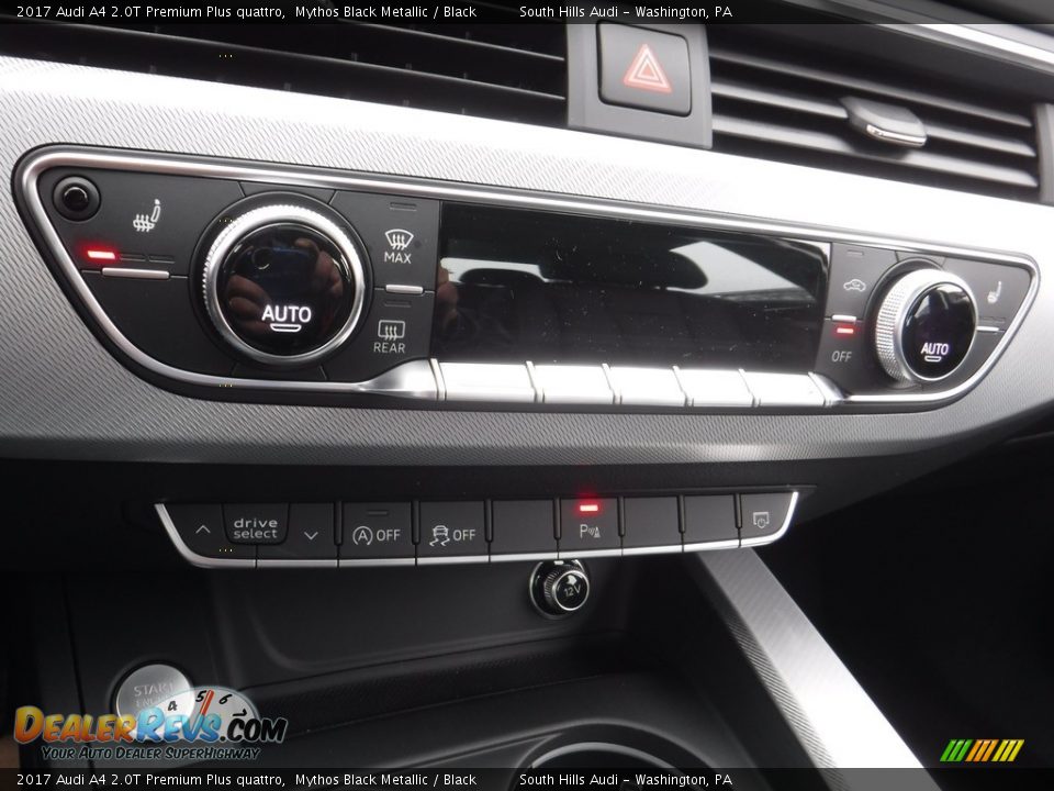 2017 Audi A4 2.0T Premium Plus quattro Mythos Black Metallic / Black Photo #27