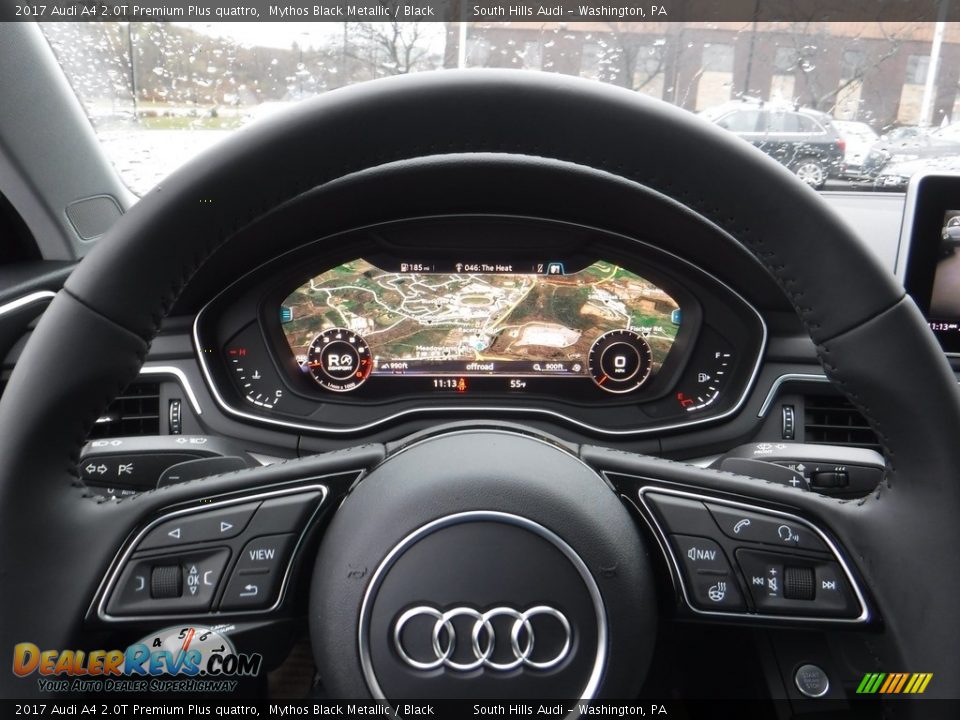 2017 Audi A4 2.0T Premium Plus quattro Mythos Black Metallic / Black Photo #28