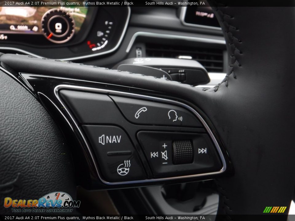 2017 Audi A4 2.0T Premium Plus quattro Mythos Black Metallic / Black Photo #29