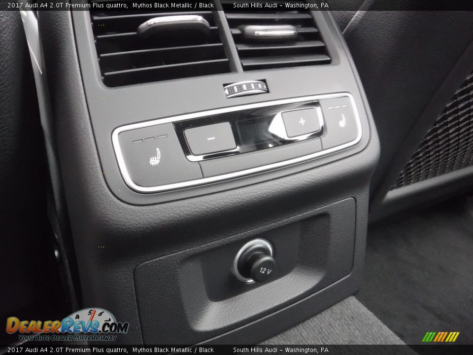 2017 Audi A4 2.0T Premium Plus quattro Mythos Black Metallic / Black Photo #33