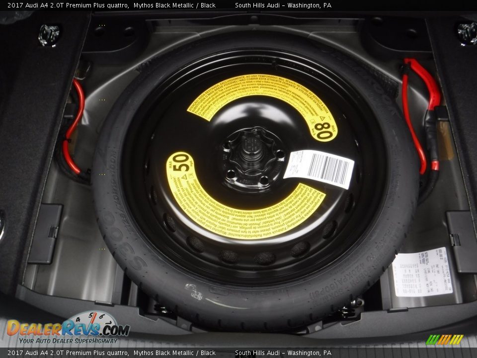 2017 Audi A4 2.0T Premium Plus quattro Mythos Black Metallic / Black Photo #36