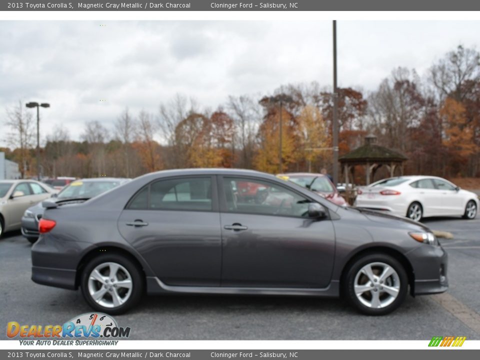 2013 Toyota Corolla S Magnetic Gray Metallic / Dark Charcoal Photo #2