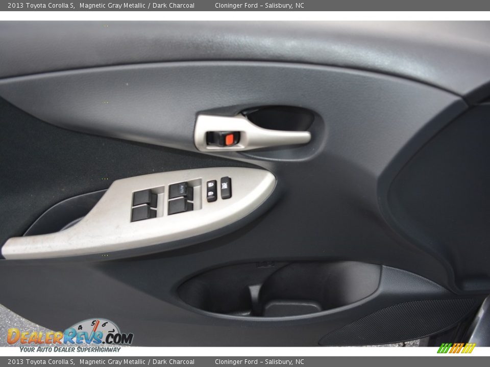 2013 Toyota Corolla S Magnetic Gray Metallic / Dark Charcoal Photo #8