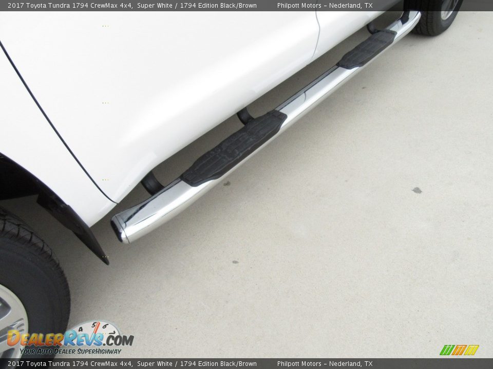 2017 Toyota Tundra 1794 CrewMax 4x4 Super White / 1794 Edition Black/Brown Photo #12