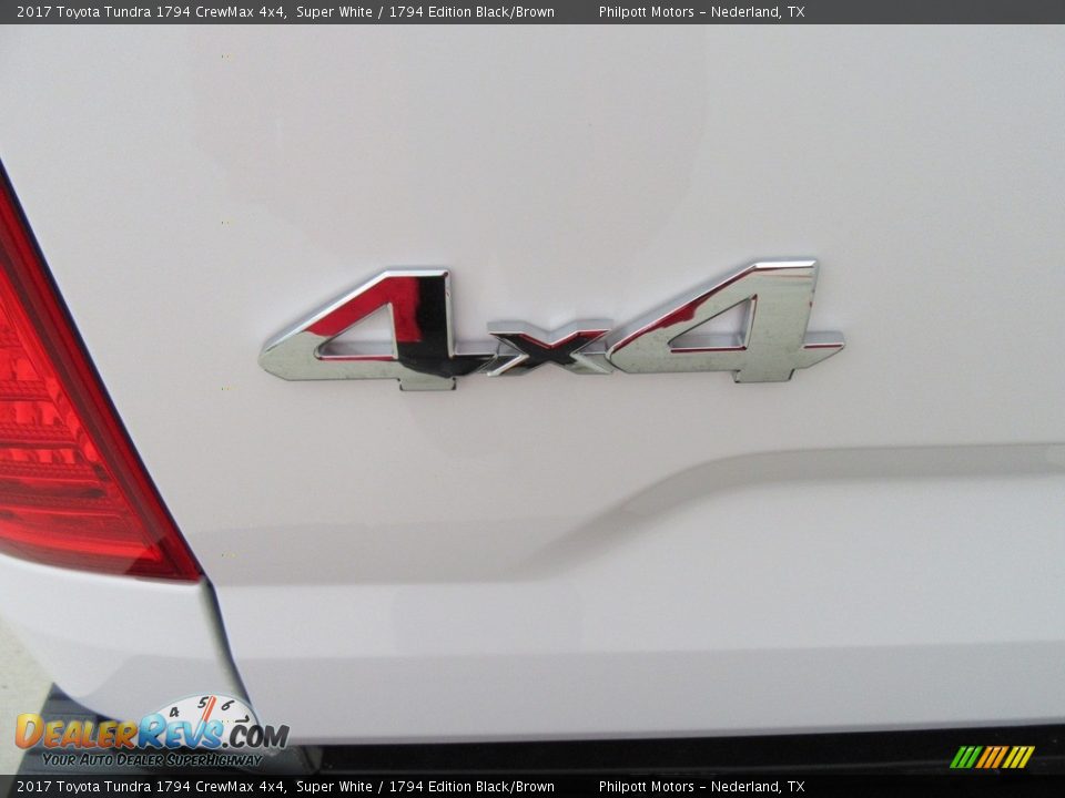 2017 Toyota Tundra 1794 CrewMax 4x4 Super White / 1794 Edition Black/Brown Photo #15