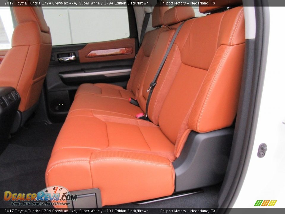 2017 Toyota Tundra 1794 CrewMax 4x4 Super White / 1794 Edition Black/Brown Photo #18