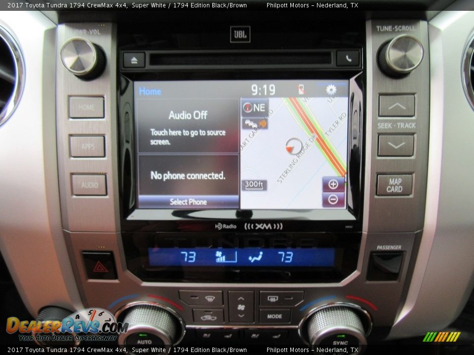 2017 Toyota Tundra 1794 CrewMax 4x4 Super White / 1794 Edition Black/Brown Photo #26