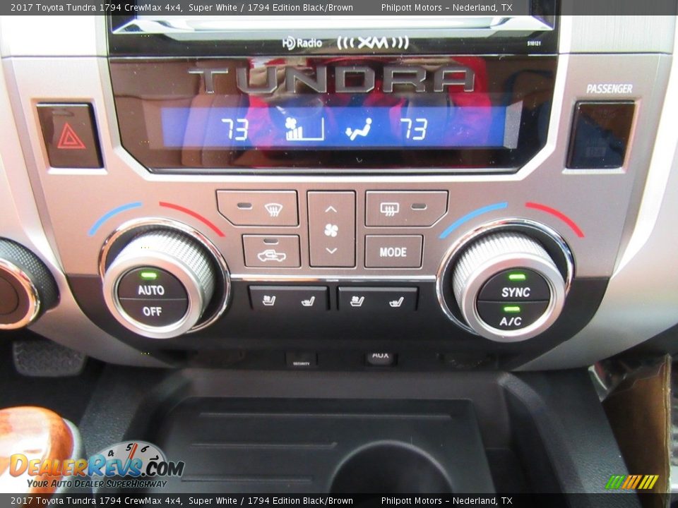 2017 Toyota Tundra 1794 CrewMax 4x4 Super White / 1794 Edition Black/Brown Photo #27