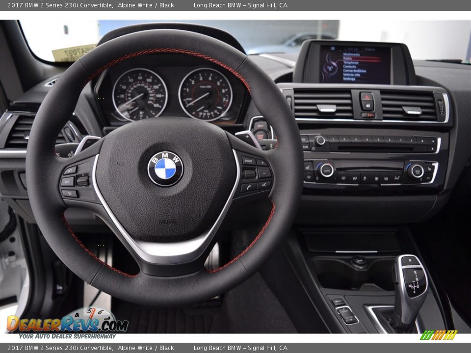 2017 BMW 2 Series 230i Convertible Alpine White / Black Photo #14