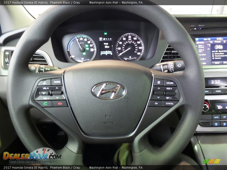 2017 Hyundai Sonata SE Hybrid Steering Wheel Photo #16