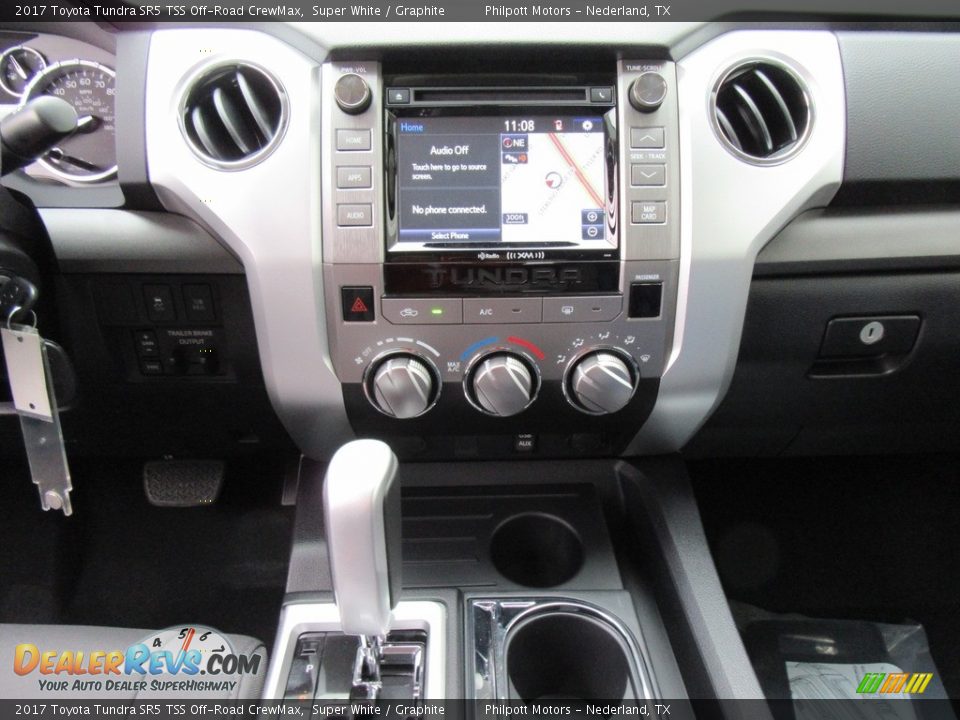 2017 Toyota Tundra SR5 TSS Off-Road CrewMax Super White / Graphite Photo #26