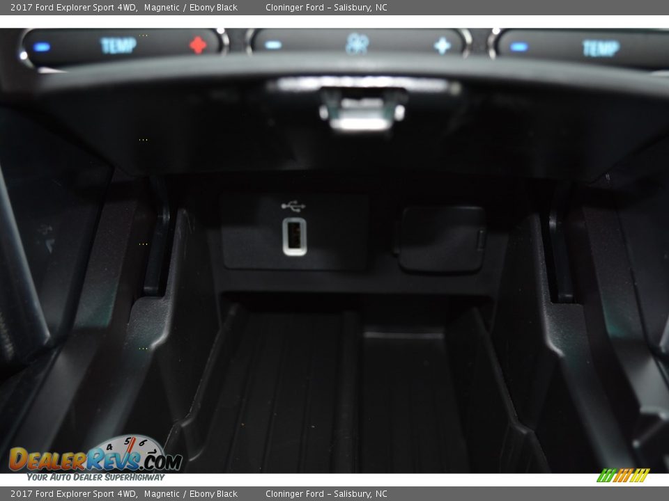 2017 Ford Explorer Sport 4WD Magnetic / Ebony Black Photo #18