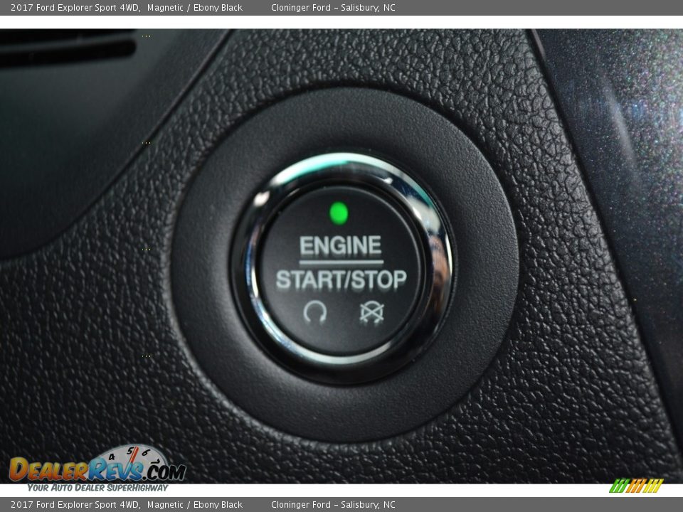 2017 Ford Explorer Sport 4WD Magnetic / Ebony Black Photo #25