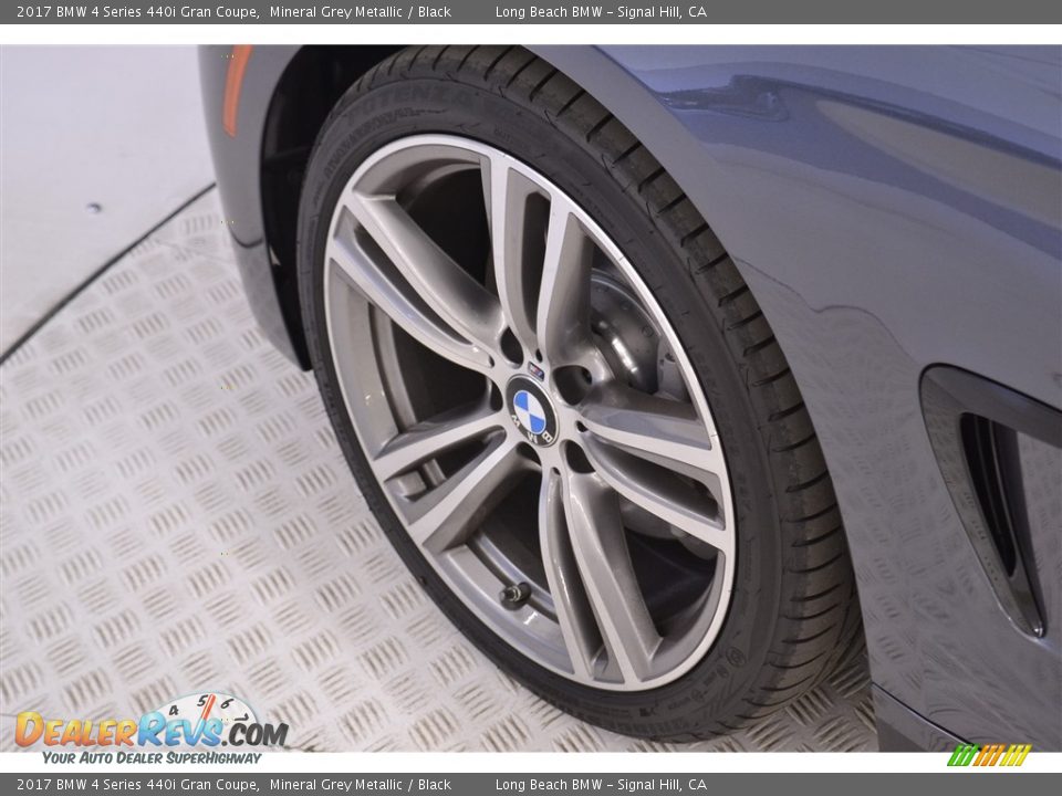 2017 BMW 4 Series 440i Gran Coupe Mineral Grey Metallic / Black Photo #6