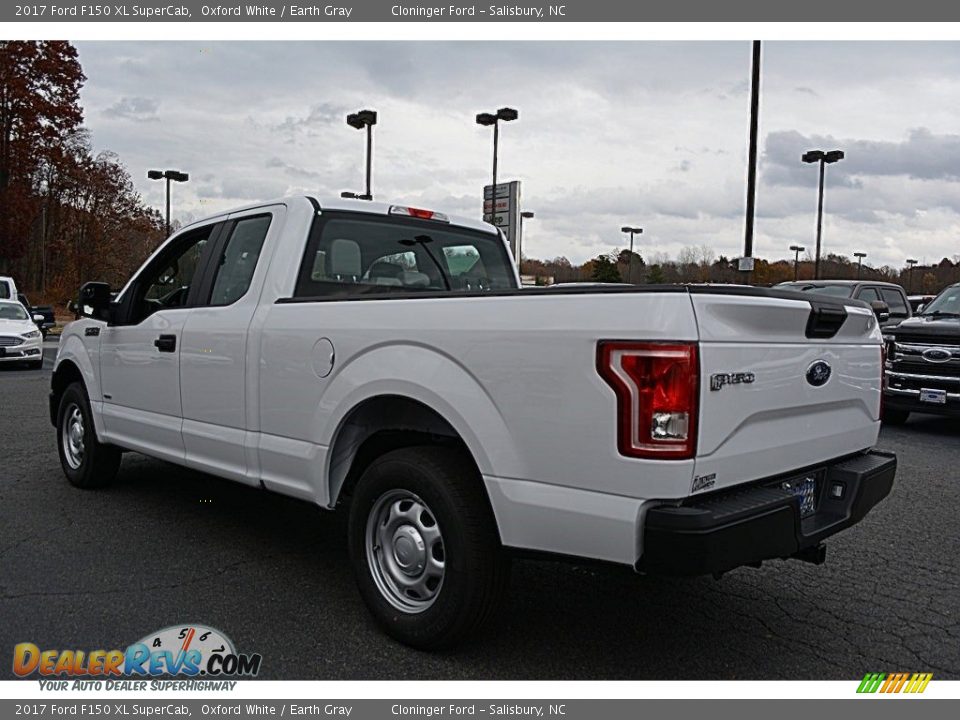2017 Ford F150 XL SuperCab Oxford White / Earth Gray Photo #16