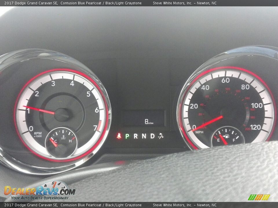 2017 Dodge Grand Caravan SE Contusion Blue Pearlcoat / Black/Light Graystone Photo #19