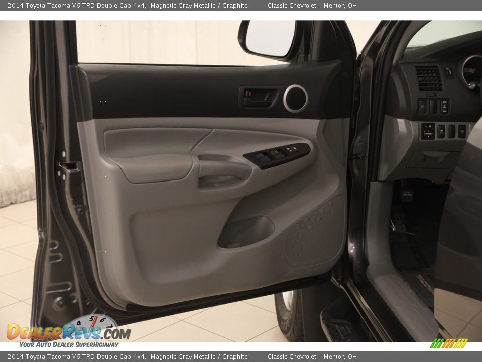 2014 Toyota Tacoma V6 TRD Double Cab 4x4 Magnetic Gray Metallic / Graphite Photo #4