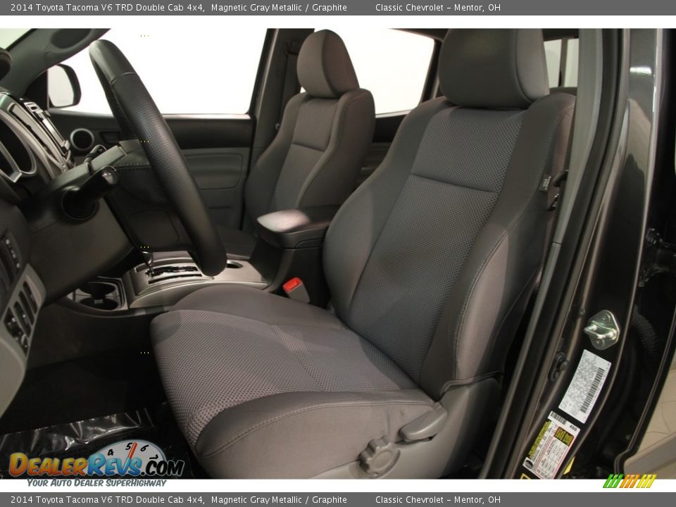 2014 Toyota Tacoma V6 TRD Double Cab 4x4 Magnetic Gray Metallic / Graphite Photo #6