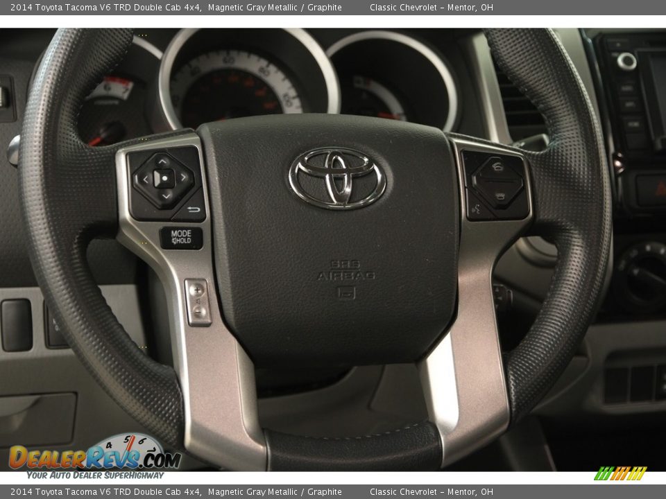 2014 Toyota Tacoma V6 TRD Double Cab 4x4 Magnetic Gray Metallic / Graphite Photo #7