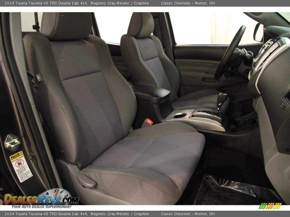 2014 Toyota Tacoma V6 TRD Double Cab 4x4 Magnetic Gray Metallic / Graphite Photo #13