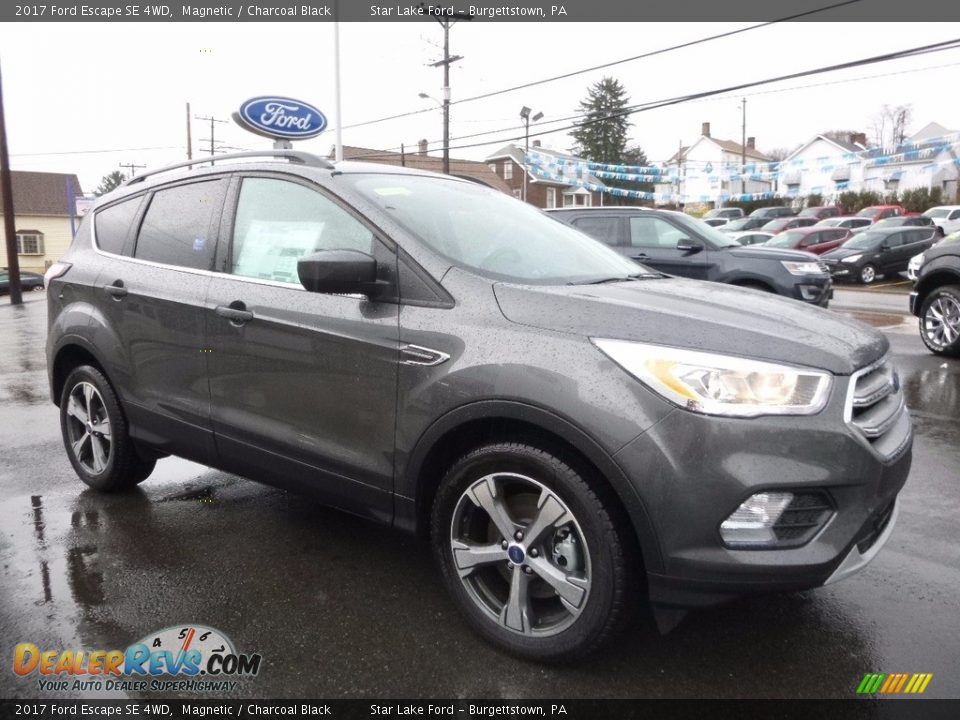 2017 Ford Escape SE 4WD Magnetic / Charcoal Black Photo #3