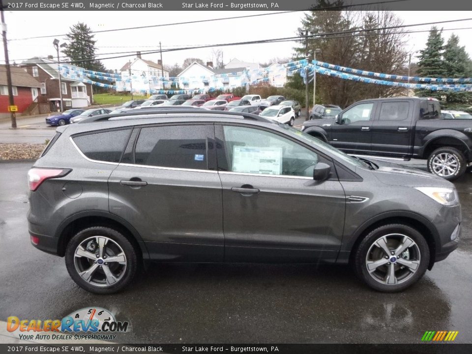 2017 Ford Escape SE 4WD Magnetic / Charcoal Black Photo #4
