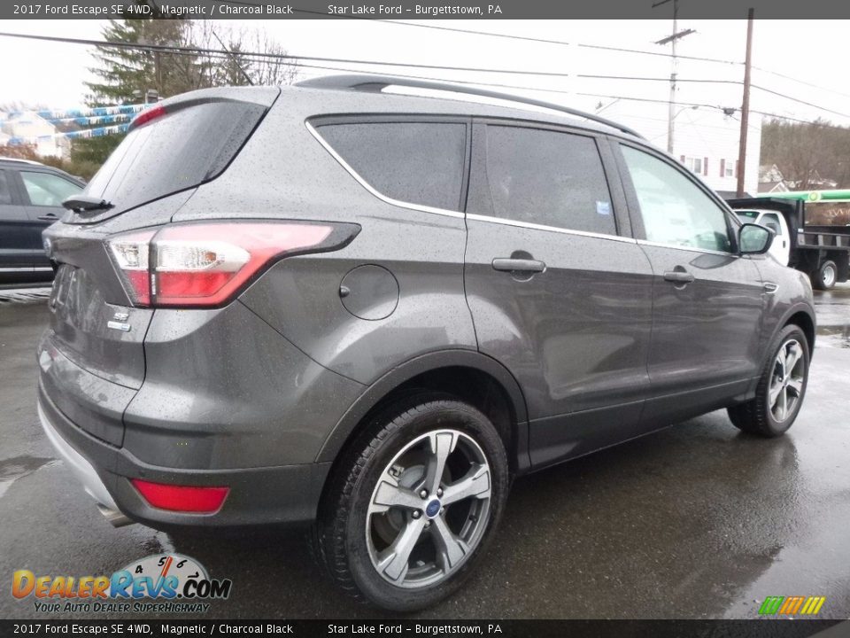 2017 Ford Escape SE 4WD Magnetic / Charcoal Black Photo #5