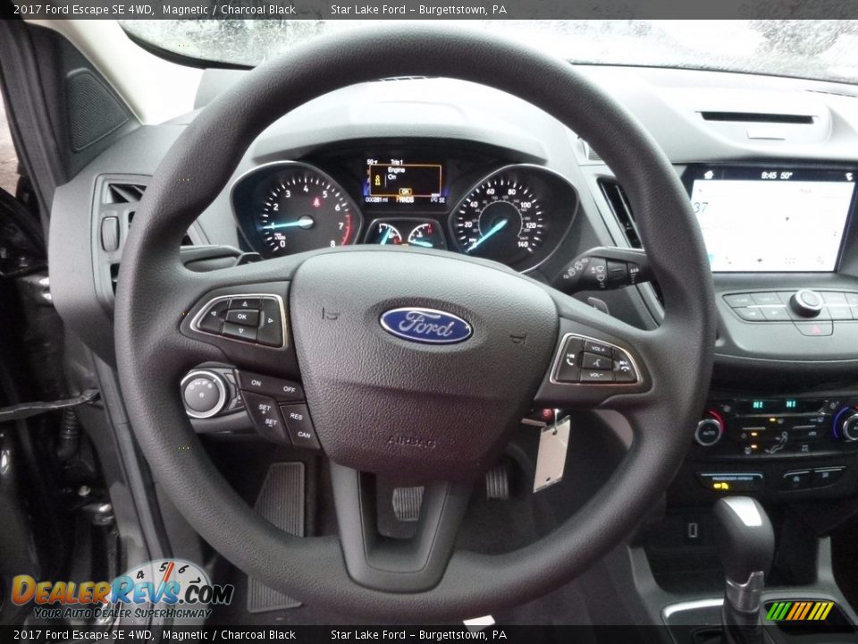 2017 Ford Escape SE 4WD Magnetic / Charcoal Black Photo #15