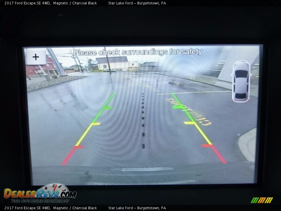 2017 Ford Escape SE 4WD Magnetic / Charcoal Black Photo #16