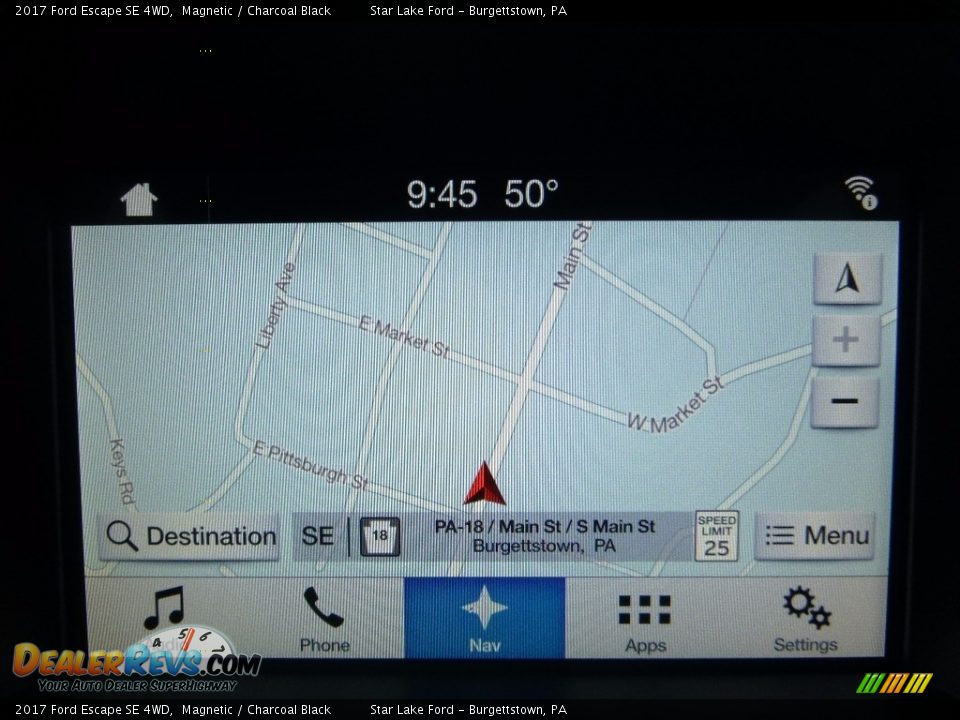 2017 Ford Escape SE 4WD Magnetic / Charcoal Black Photo #17