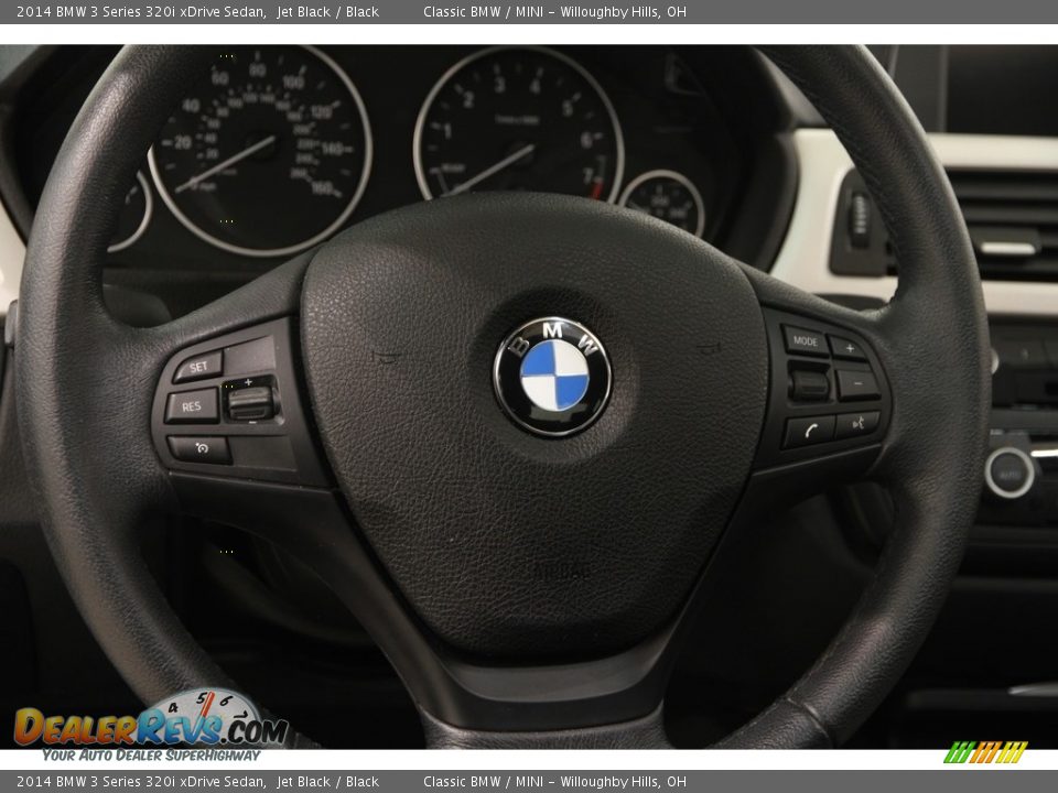 2014 BMW 3 Series 320i xDrive Sedan Jet Black / Black Photo #6