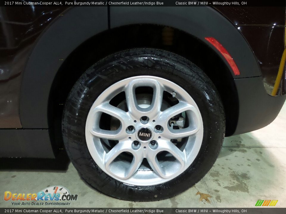 2017 Mini Clubman Cooper ALL4 Pure Burgundy Metallic / Chesterfield Leather/Indigo Blue Photo #4