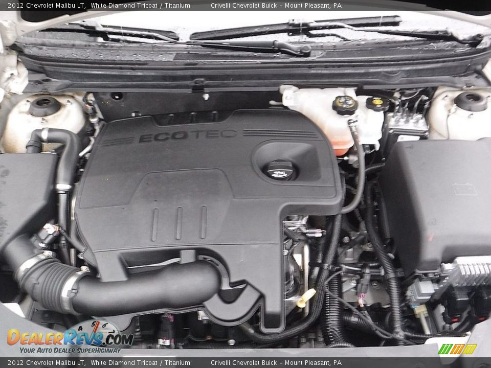 2012 Chevrolet Malibu LT White Diamond Tricoat / Titanium Photo #11