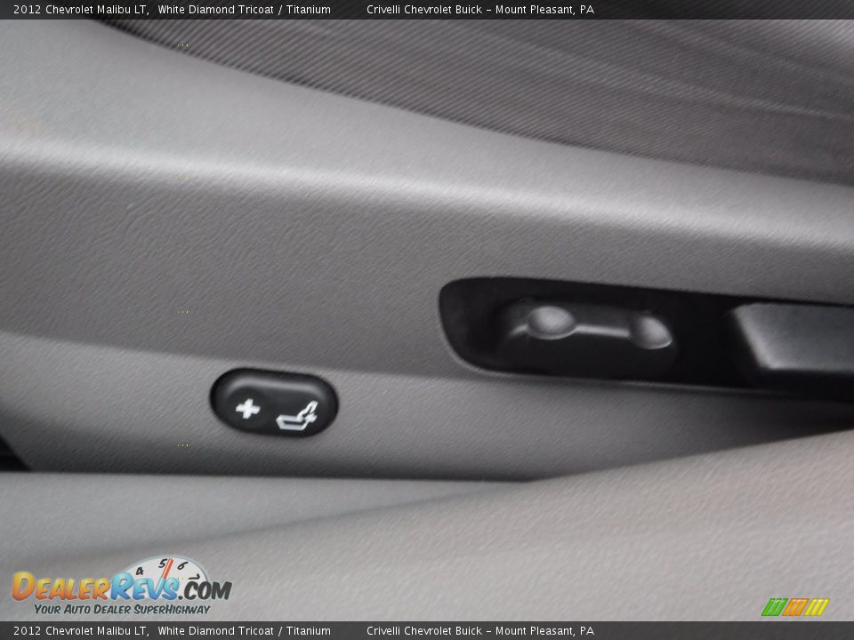2012 Chevrolet Malibu LT White Diamond Tricoat / Titanium Photo #15