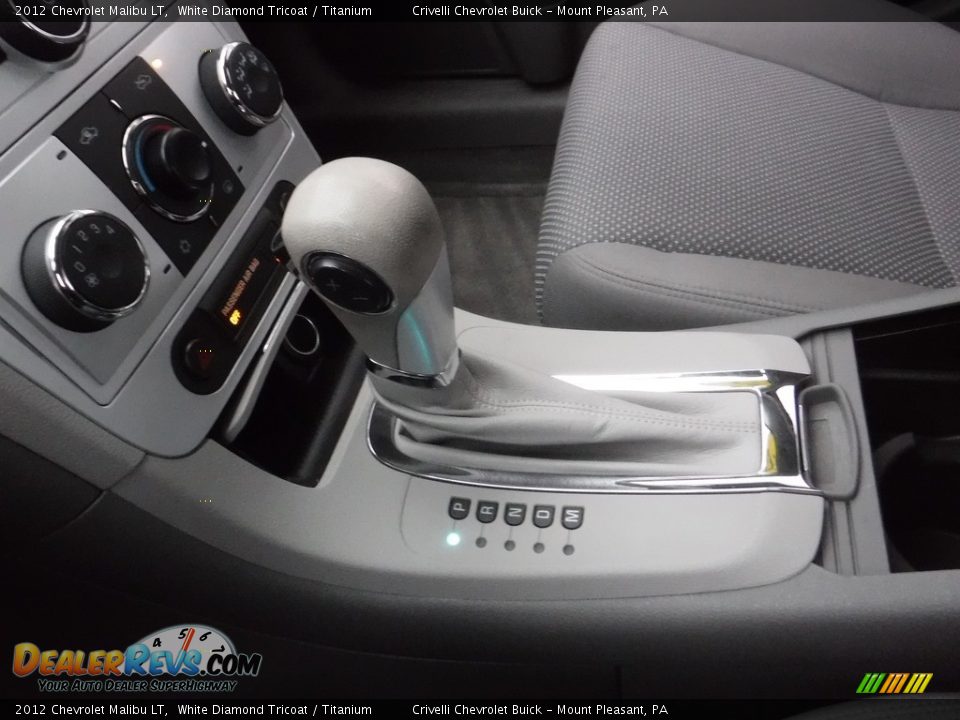 2012 Chevrolet Malibu LT White Diamond Tricoat / Titanium Photo #18