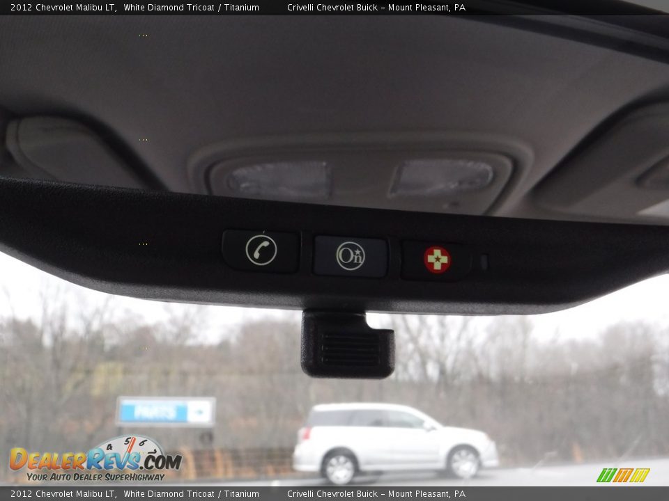 2012 Chevrolet Malibu LT White Diamond Tricoat / Titanium Photo #20