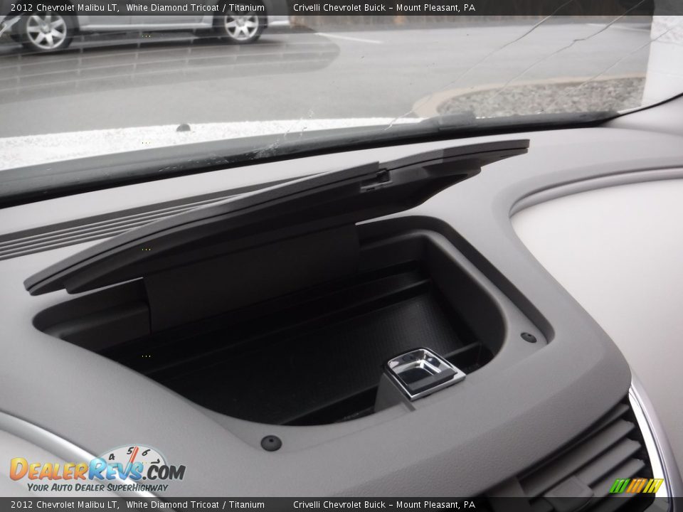 2012 Chevrolet Malibu LT White Diamond Tricoat / Titanium Photo #24