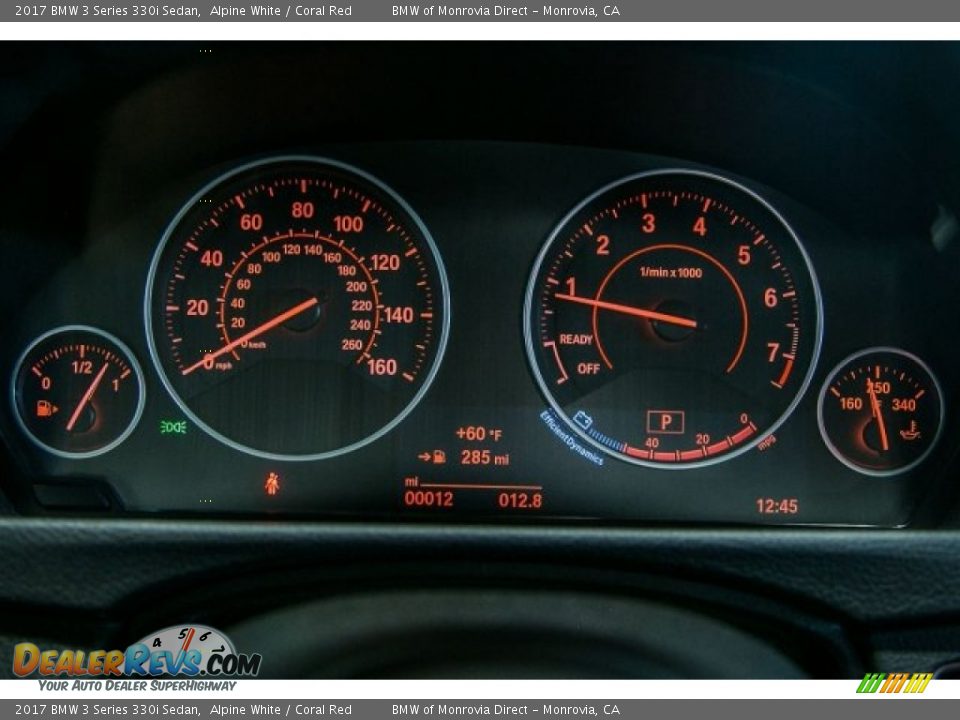 2017 BMW 3 Series 330i Sedan Alpine White / Coral Red Photo #7