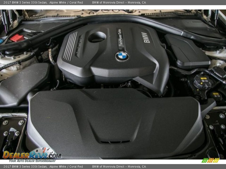 2017 BMW 3 Series 330i Sedan 2.0 Liter DI TwinPower Turbocharged DOHC 16-Valve VVT 4 Cylinder Engine Photo #8