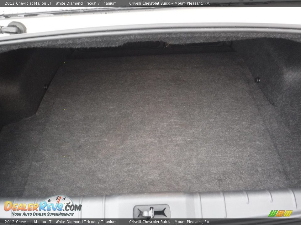 2012 Chevrolet Malibu LT White Diamond Tricoat / Titanium Photo #28