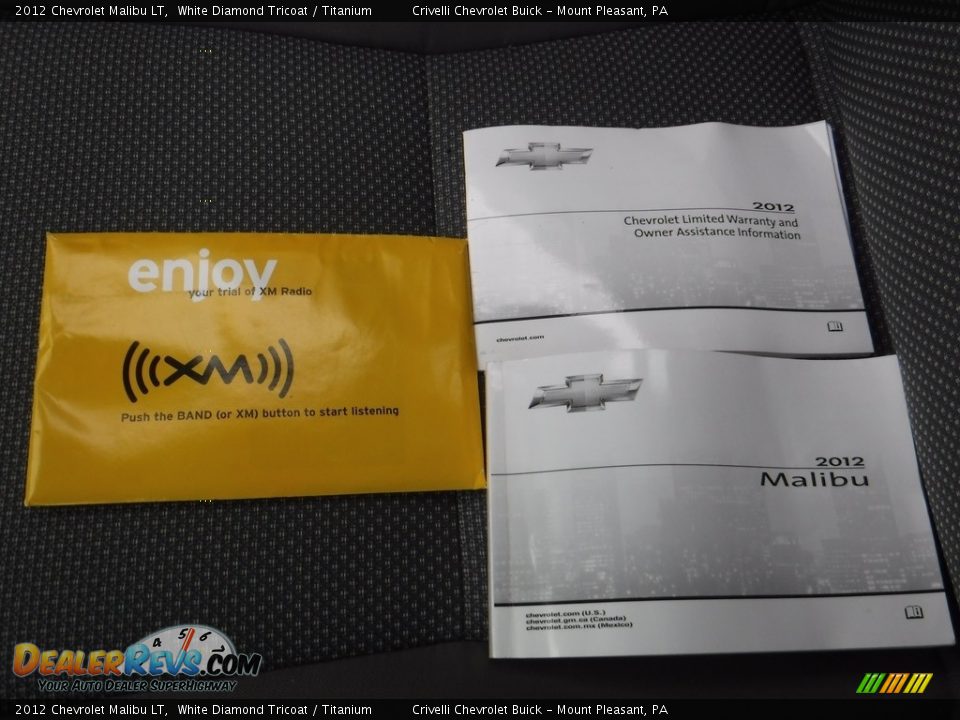 2012 Chevrolet Malibu LT White Diamond Tricoat / Titanium Photo #30