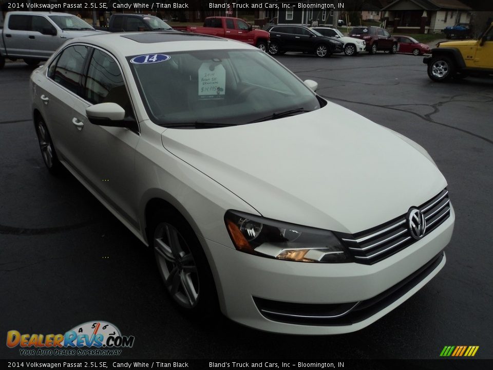 2014 Volkswagen Passat 2.5L SE Candy White / Titan Black Photo #5