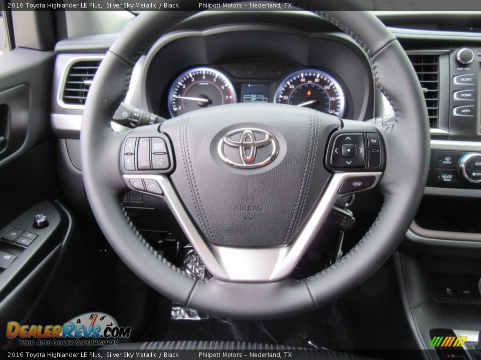 2016 Toyota Highlander LE Plus Steering Wheel Photo #29