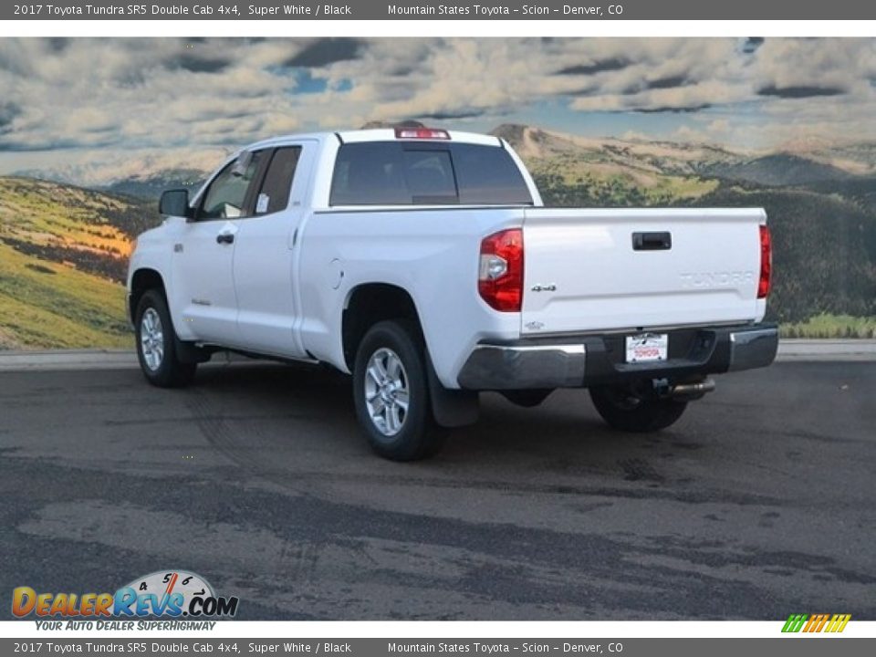 2017 Toyota Tundra SR5 Double Cab 4x4 Super White / Black Photo #3