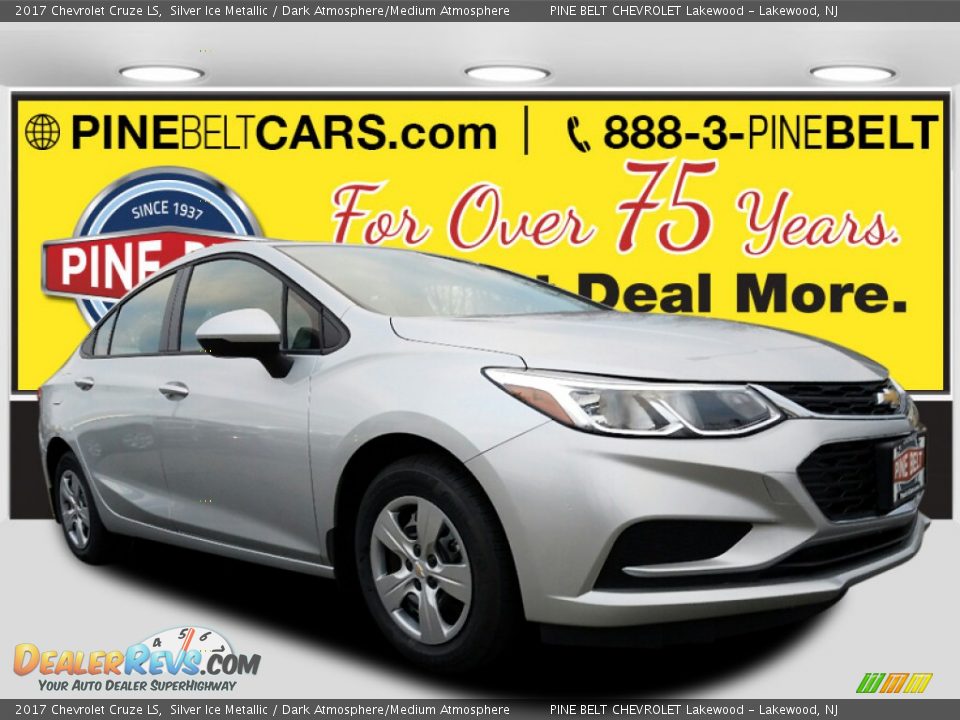 2017 Chevrolet Cruze LS Silver Ice Metallic / Dark Atmosphere/Medium Atmosphere Photo #1