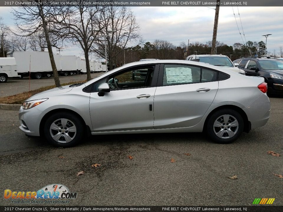 2017 Chevrolet Cruze LS Silver Ice Metallic / Dark Atmosphere/Medium Atmosphere Photo #3