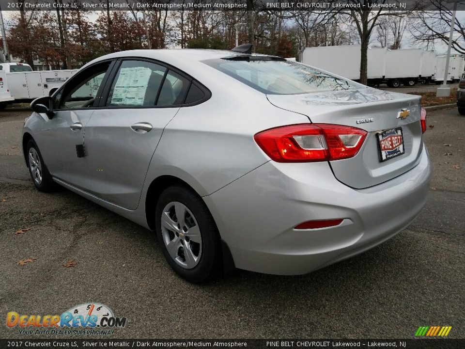 2017 Chevrolet Cruze LS Silver Ice Metallic / Dark Atmosphere/Medium Atmosphere Photo #4