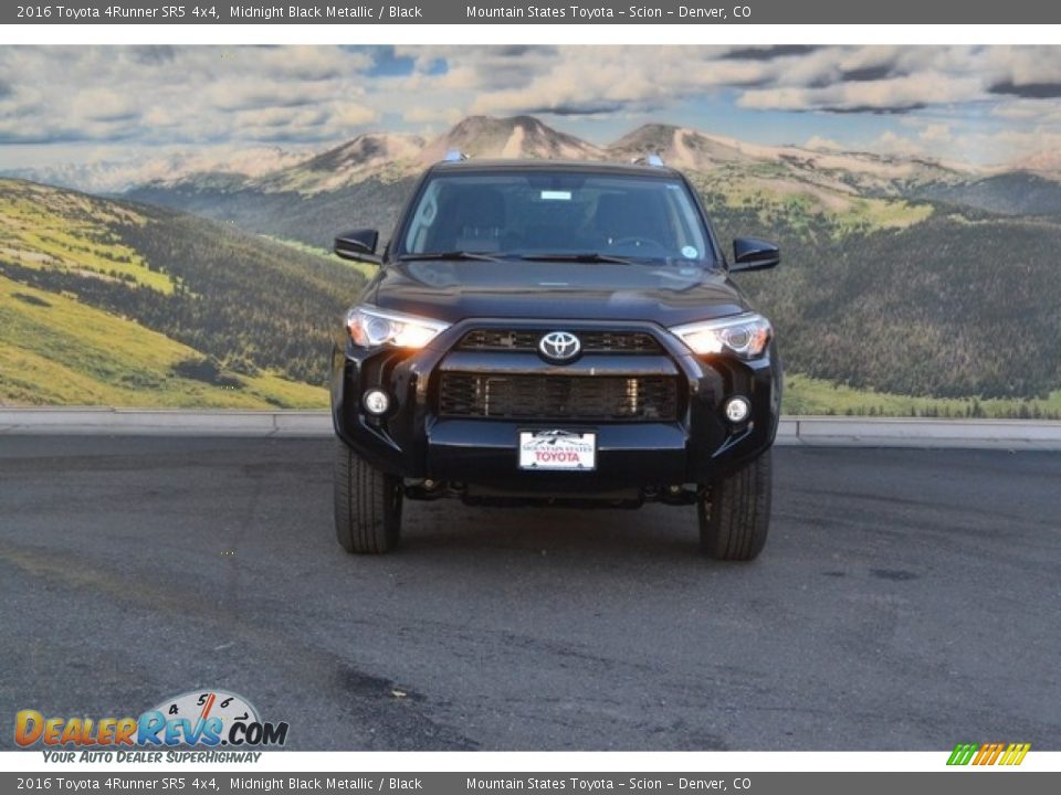 2016 Toyota 4Runner SR5 4x4 Midnight Black Metallic / Black Photo #2