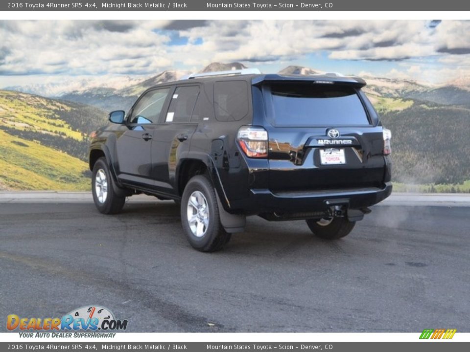 2016 Toyota 4Runner SR5 4x4 Midnight Black Metallic / Black Photo #3